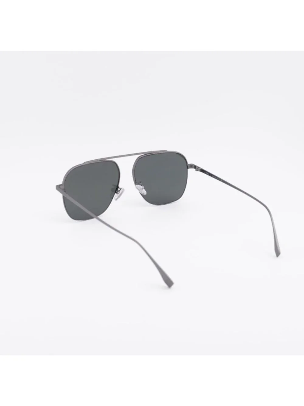 Fendi FE40005U 15C Unisex Sunglasses Ruthenium Aviator Frame, Mirror Lenses